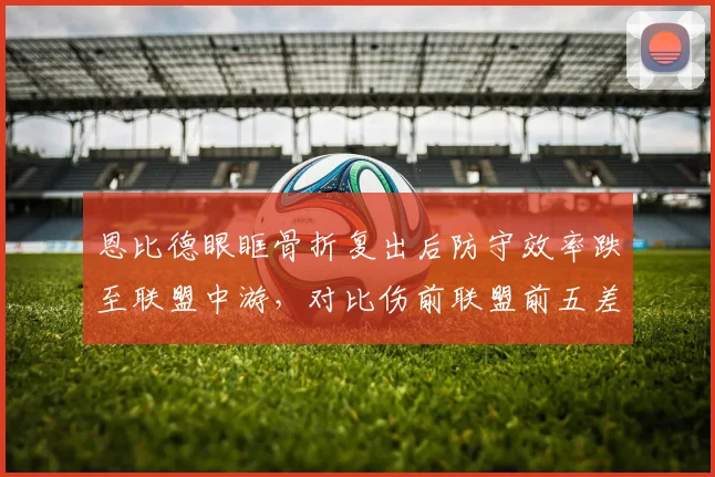 恩比德眼眶骨折复出后防守效率跌至联盟中游,对比伤前联盟前五差距明显